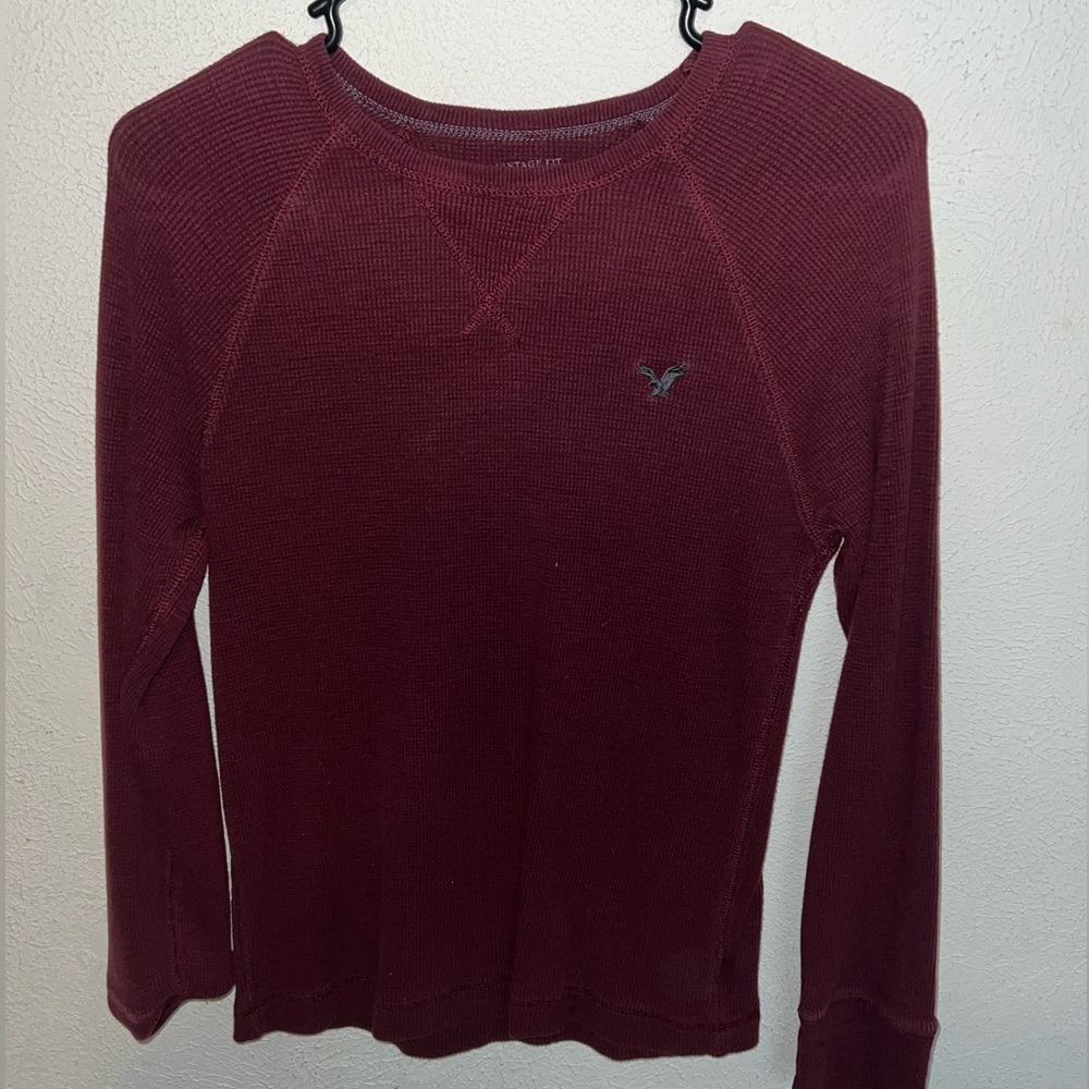 AE Maroon long sleeve